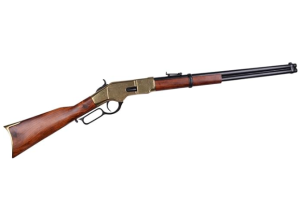 Denix 1866 Lever-Action Repeating Replica Gun (Brass) - Non-Firing Replica