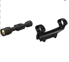 ATN Thor LT 320 5-10x Thermal Rifle Scope (TIWSTLT350X) and ATN Quick Detach Mount for 30mm Scope Tube, Black