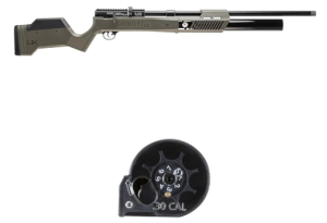 Bundle of Umarex Gauntlet SL30 PCP Pellet Gun Air Rifle with Side Lever Cocking + Umarex Gauntlet PCP Pellet Gun Air Rifle Magazine, .30 Caliber, 7-Shot Mag