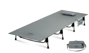 iClimb Super Easy Assemble Folding Cot Ultralight Compact Heavy Duty with Carry Bag for Adults Camping Backpacking