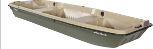Pelican - Boat Intruder 12 - Jon Fishing Boat - 12 ft. - Great for Hunting/Fishing, Khaki/Beige
