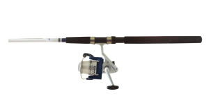Okuma Fishing TU-702-50 Tundra Combo Spinning Reel (Large, White/Blue)