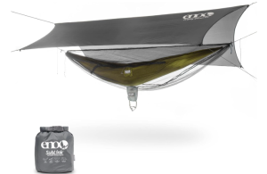 1.ENO, Eagles Nest Outfitters SubLink Lightweight Shelter System with Hammock, Straps, Bug Net and Rain Tarp