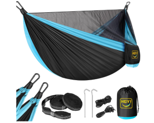 Camping Hammock Mosquito Net,Double & Single Portable Hammocks Hammocks with 2 Tree Straps,Hammock Tent for Travel Camping,Camping Accessories
