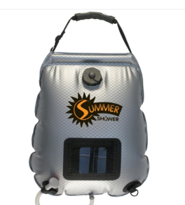  Advanced Elements - Summer Shower/Solar Shower - Different Capacity - Shower Head - Reflective Mirror - Fill Valve - Black or Silver