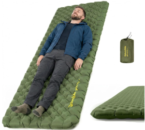 Naturehike Insulated Inflatable Sleeping Pad 27oz, 4.6R Ultralight Backpacking Sleeping Pad XL, NKTR™
