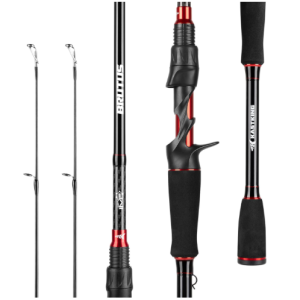 KastKing Brutus Spinning Rods & Casting Fishing Rods, IM6 Graphite Blanks, 2-Piece Rods with Extra Tip Section, PTS Power Transition System, No-Slip...