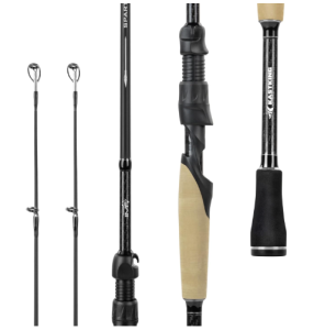 KastKing Spartacus II Plus Twin-Tip Spinning & Casting Rods, IM6 Graphite Blanks, Stainless Steel Frame with Zirconium Oxide Rings, 2-Piece Rods with...