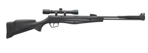 Stoeger S6000‑E Underlever Airgun - .22 Caliber Air Rifle and 4x32 Scope Combo with Fiber Optic Sights, 1200 FPS Velocity Pellet Gun
