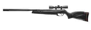 Gamo Wildcat Whisper .177 Caliber Break Barrel Pellet Air Rifle - IGT Gas Piston, 1300 FPS, Includes 4x32 Scope, Quiet Shooting Airgun - Black