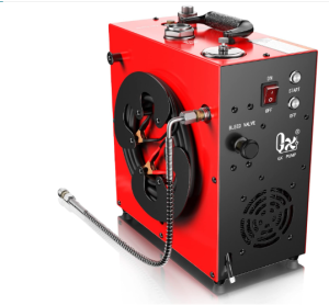 GX PUMP GX-E-CS4 Portable PCP Air Compressor, 350W Powerful Motor,Max 5800Psi/40Mpa, Water and Fan Cooling, 5 Hours Continous Work, 12V Auto Stop Paintball...