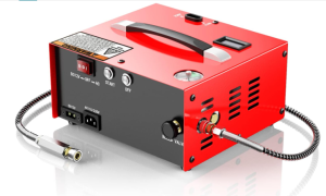 GX PUMP CS1-I PCP Air Compressor with Built-in Power Adapter,Auto-shutoff,Oil &Water-Free, 4500Psi/30Mpa, Powered by 110V /220V AC or 12V DC, Air Gun...
