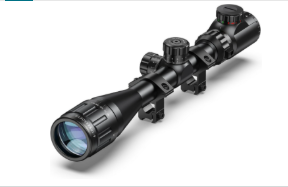CVLIFE 4-16x44 AO Rifle Scope Red and Green Illuminated Scope with Locking Turret Sunshade and Mount Included