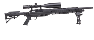 Benjamin Armada BTAP25SX .25- Caliber Pellet PCP Hunting/ Target Air Rifle And Scope, Black