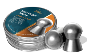 H&N Field Target Trophy Domed Airgun Pellets .177 Cal, 8.64 Grains (250 Count) (PY-P-33)