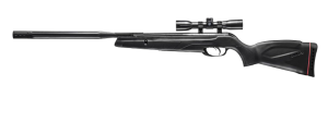  Gamo Wildcat Whisper .177 Caliber Break Barrel Pellet Air Rifle - IGT Gas Piston, 1300 FPS, Includes 4x32 Scope, Quiet Shooting Airgun - Black.
