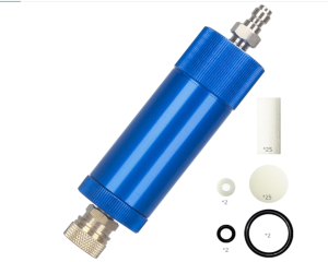 30Mpa PCP Hand Pump Air Filter, Oil Water Separator with 8mm Female and Male Quick Connect for High Pressure Air Compressor Pump