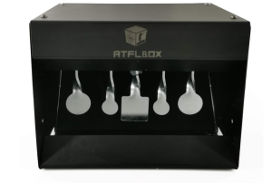  Atflbox Pellet Gun Target Trap Resets with Center Shot, Metal Airgun Rifle Bullet Trap Shooting Target for Backyard, Outdoor, Indoor,as one of the Best Backyard Air Rifle Range Setup