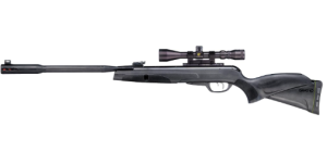  Gamo Whisper Fusion Mach 1 Break Barrel Pellet Air Rifle - IGT Mach 1 Gas Piston, CAT Trigger, High Velocity .177 or .22 Caliber Airgun - Black.