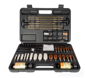 Hoppe's Deluxe Gun Cleaning Kit - 62 Piece Universal Cleaning Kit for Pistols, Rifles, & Shotguns, Includes Oil, Brushes, Rods and More