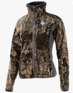 womens Harvester Jacket | Wind & Water Resistant Sherpa Fleece Hunting Jacket for Cold Weather