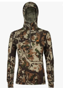 Women's Kiln Hoody - Merino Wool Midweight Camo Hunting Base Layer