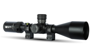Monstrum Challenger 5-30x56 FFP Rifle Scope | Featuring ED Glass, Adjustable Objective, Precision Turrets with Zero Stop, Daylight Bright Reticle, and Anti-Cant Scope Rings