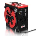 GX-E-CS3 PCP Air Compressor, Auto-Stop,Oil-Free, Built-in Water-Oil Separator Filter, Powered by Car 12V DC or Home 110V AC w/Converter,4500Psi/30Mpa,Paintball Air Compressor Pump