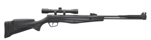  Stoeger S6000‑E Underlever Airgun - .22 Caliber Air Rifle and 4x32 Scope Combo with Fiber Optic Sights, 1200 FPS Velocity Pellet Gun