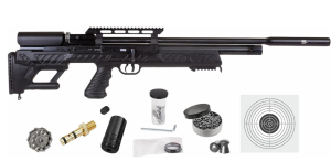 Hatsan BullBoss QE Air Rifle with Included Wearable4U 100x Paper Targets and Lead Pellets Bundle