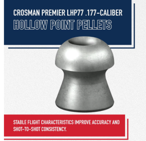 Crosman Premier LHP77 .177-Caliber Hollow