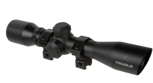 TRUGLO 4x32MM Compact Tactical Hunting Shooting Durable Waterproof Fogproof Scratch-Resistant Aluminum Tube Duplex Reticle Riflescope with Weaver-Style 3/8...